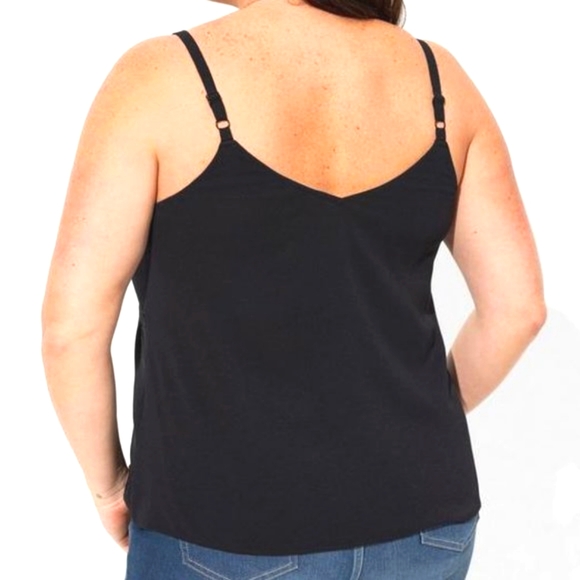 ❤️NWT VINTAGE TORRID BABYDOLL TANK - WASHABLE CRINKLE GAUZE BUTTONS - PLUS SIZE - Picture 2 of 14